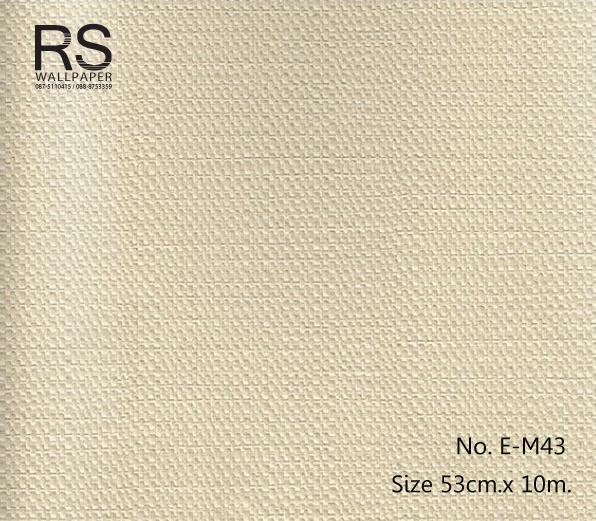 วอลเปเปอร์ สีครีม No.E-M43