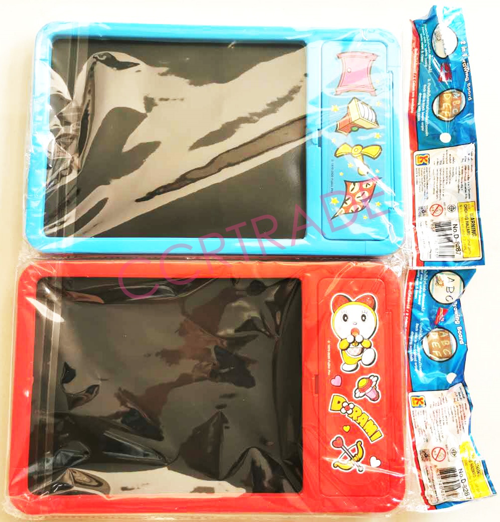 กระดานโดราเอม่อน 2 in 1 ถุง PVC 17x27 ซม.(ลิขสิทธิ์แท้)(1x3)