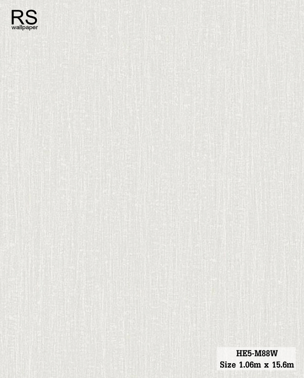 วอลเปเปอร์ สีขาวหม่น HE5-M88W