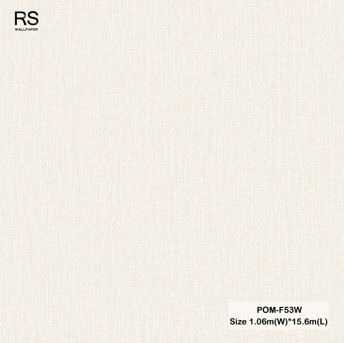 วอลเปเปอร์ลายผ้า สีน้ำตาลอ่อน POM-F53W