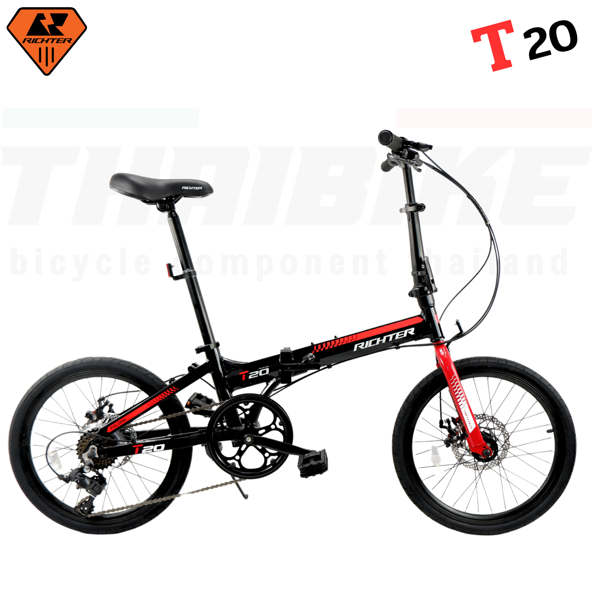 RICHTER T20 จักรยานพับ วงล้อ 𝟮𝟬 นิ้ว ดีไซน์โดดเด่น