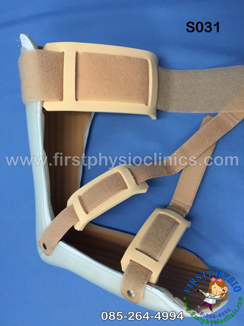 ดามกันปลายเท้าตกแบบบุนุ่ม (AFO Underpad) กันปลายเท้าตก เท้าแกว่ง ดามข้อเท้า ดามปลายเท้า ที่ประคองปลายเท้า