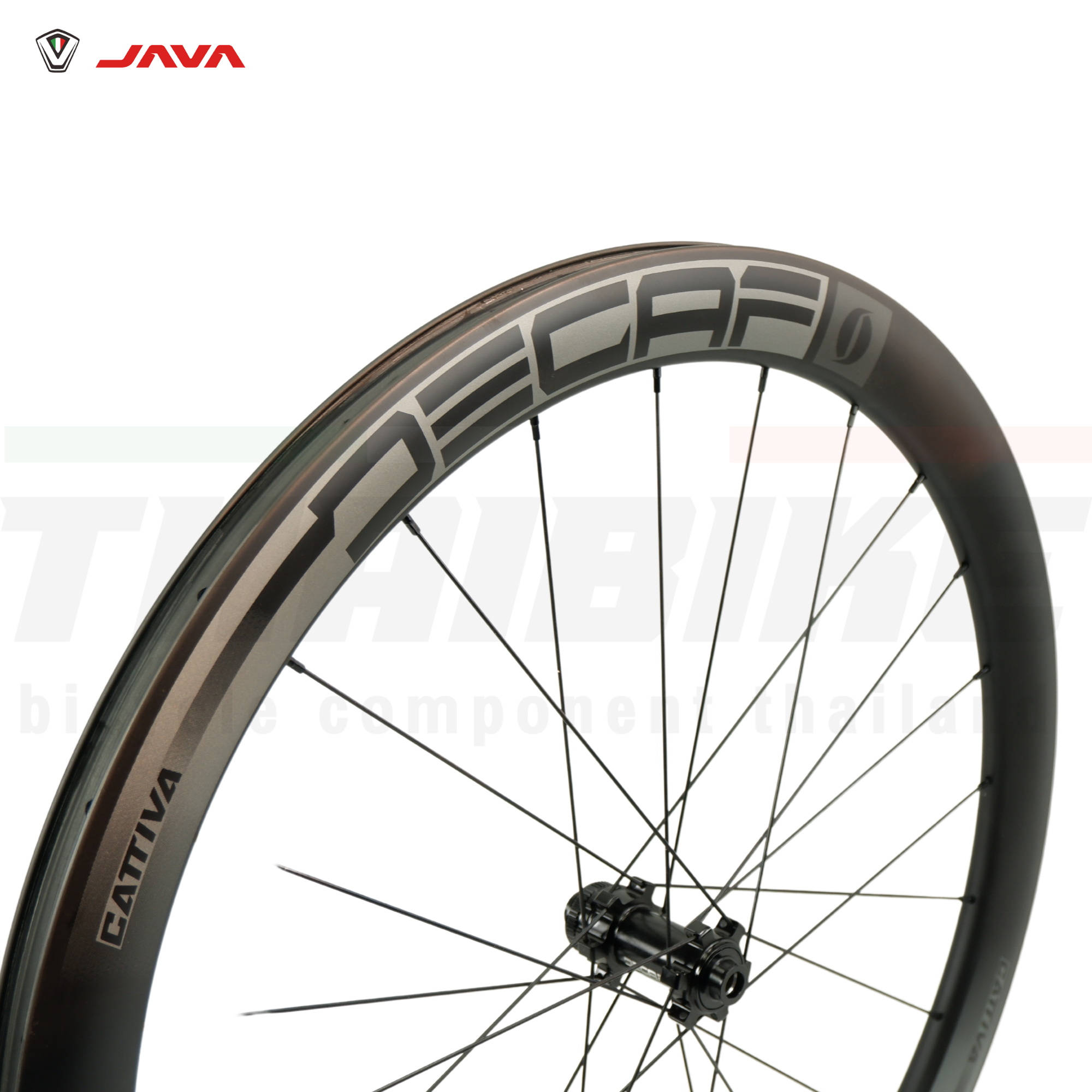 ล้อจักรยานคาร์บอนเสือหมอบแบบดิสเบรคยี่ห้อ JAVA Deca 50 AIR carbon ดุม ceramic