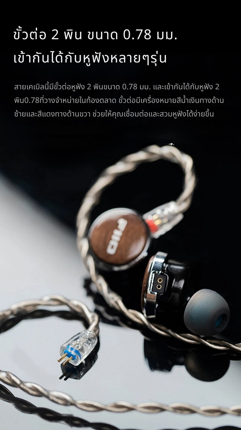 FiiO LS-TC2 สายหูฟัง HiFi พร้อมระบบถอดรหัสเสียงดิจิทัลในตัว ประกันศูนย์ไทย