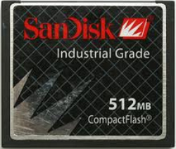 Sandisk Industrial-Grade CF Card 512MB