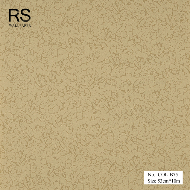 วอลเปเปอร์ มีเทกเจอร์ ลายในตัว สีน้ำตาล No.COL-B75