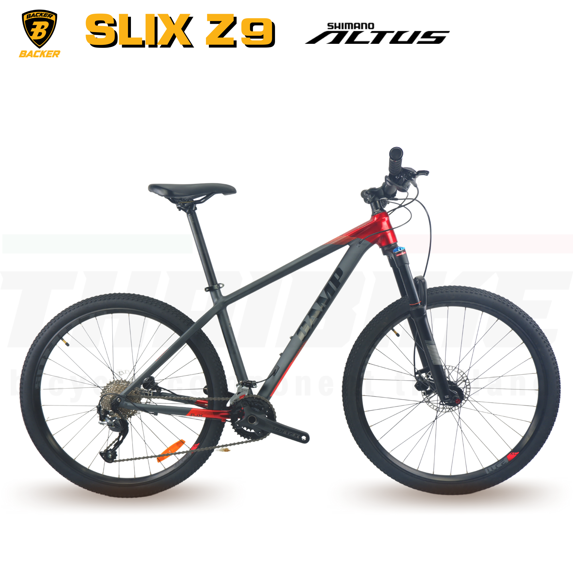 จักรยานเสือภูเขาเฟรม TOP อลูมิเนียมยี่ห้อ CAMP รุ่น SLIX Z9 เกียร์ SHIMANO