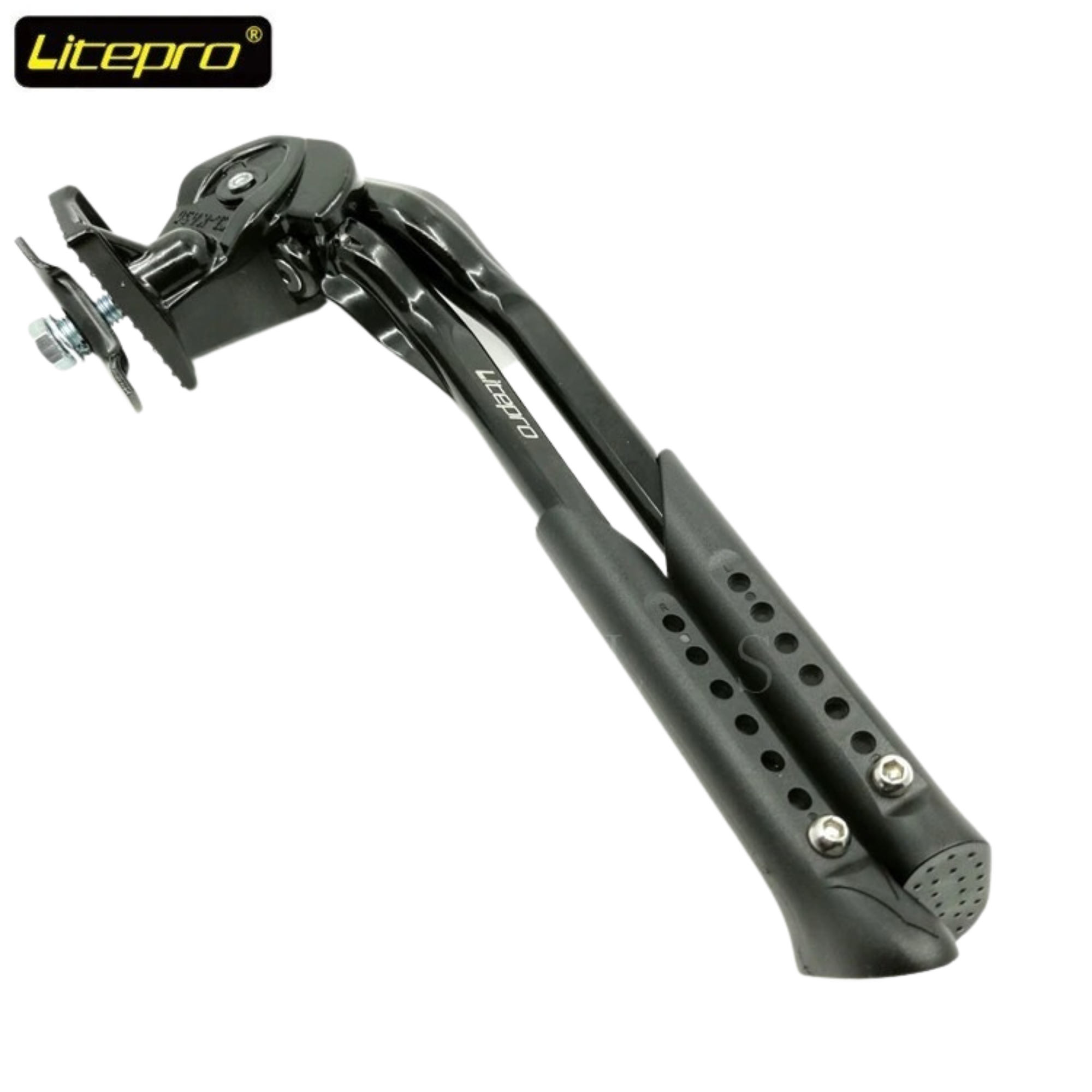 ขาตั้งคู่ ขาตั้งจักรยานตรงกลาง LITEPRO แบบเตะรวบ ขาตั้งกลาง