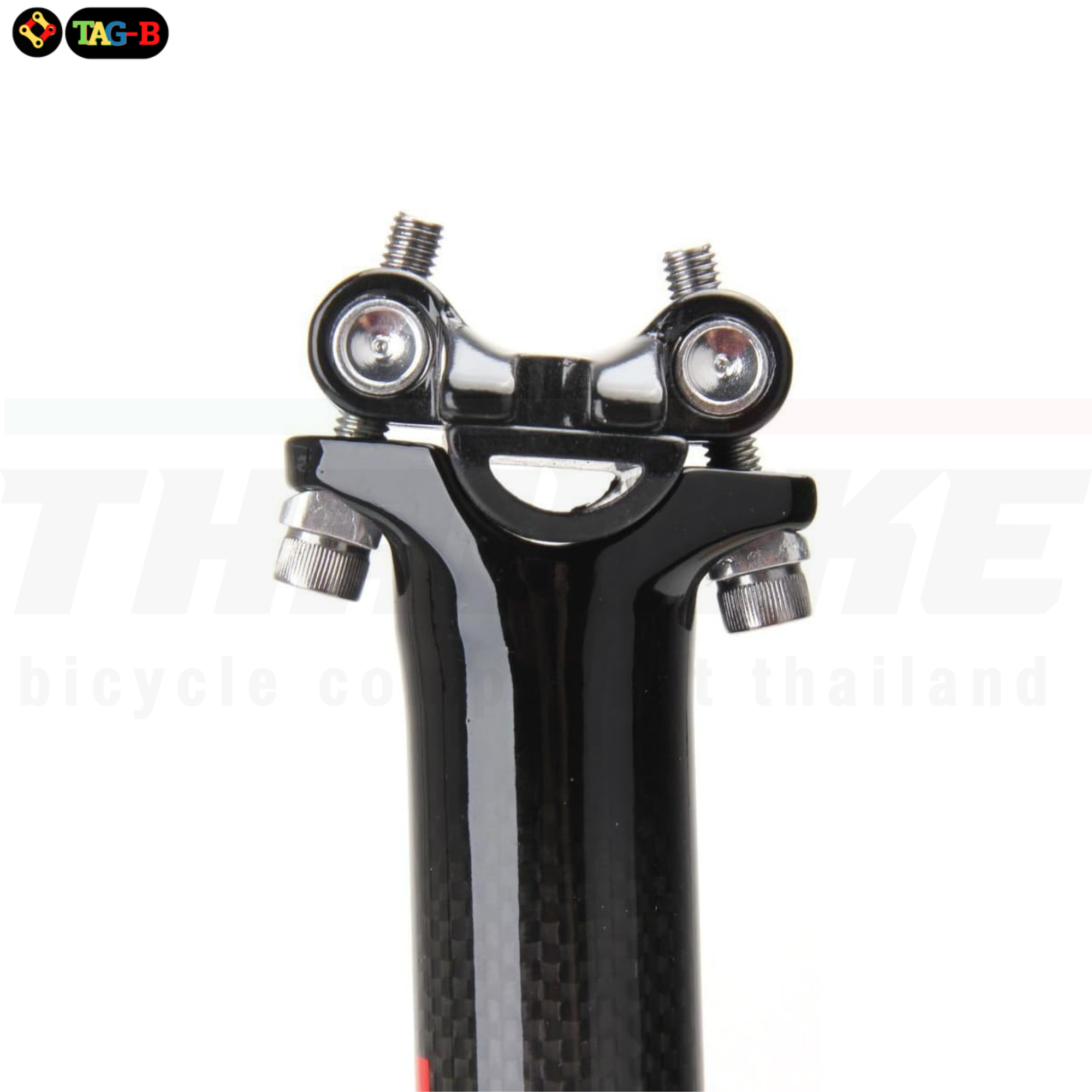 หลักอานจักรยานแบบตรงฟูลคาร์บอน BIKECO X6 27.2 30.9 31.6 400มม.