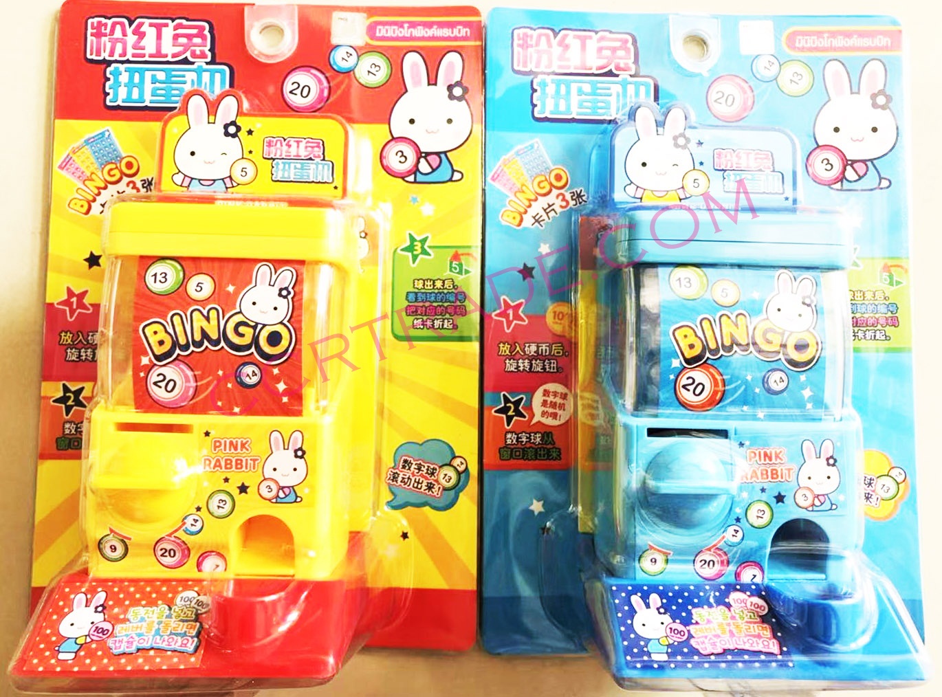เกมส์กาซาปองบิงโกพิ้งแรบบิทแผง 16x24 ซม.(ลิขสิทธิ์แท้)(1x3)