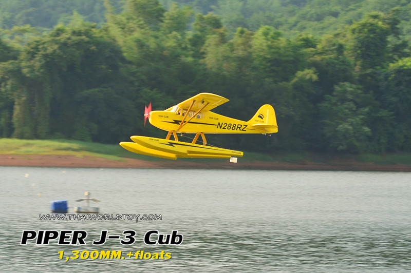 PIPER J-3CUB SEAPLANE +FLOAT 1,300MM. (PNP)