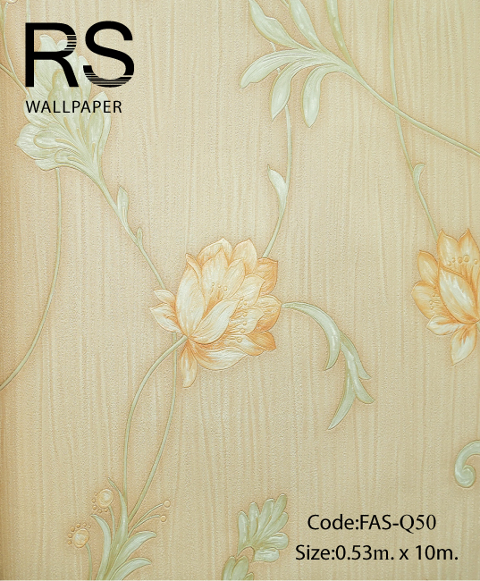 วอลเปเปอร์ลายดอกไม้ FAS-Q50