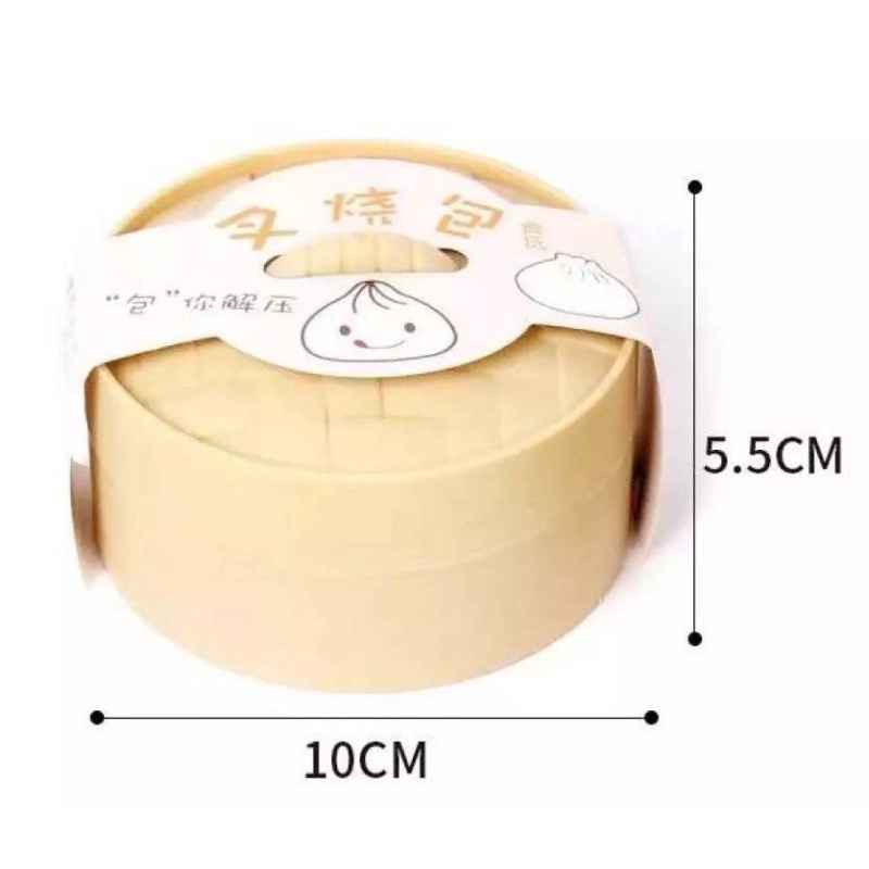 สกุชชี่ ซาลาเปา🫓 มาพร้อมเข่งน่ารัก นุ่มนิ่ม 🛎️บีบเล่นเพลินๆ ส่งไวมากคะ‼️