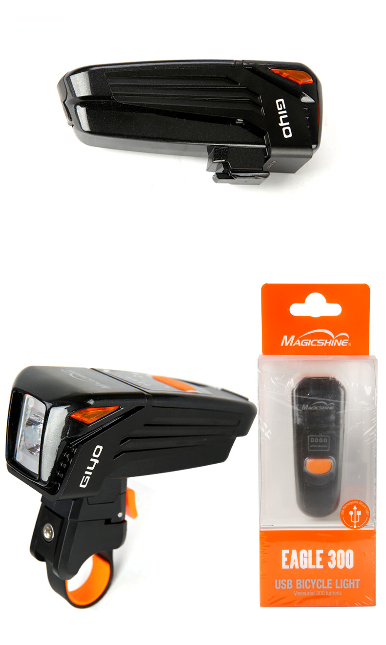 ไฟหน้าจักรยาน GIYO MAGICSHINE EAGLE 300 300LM USB