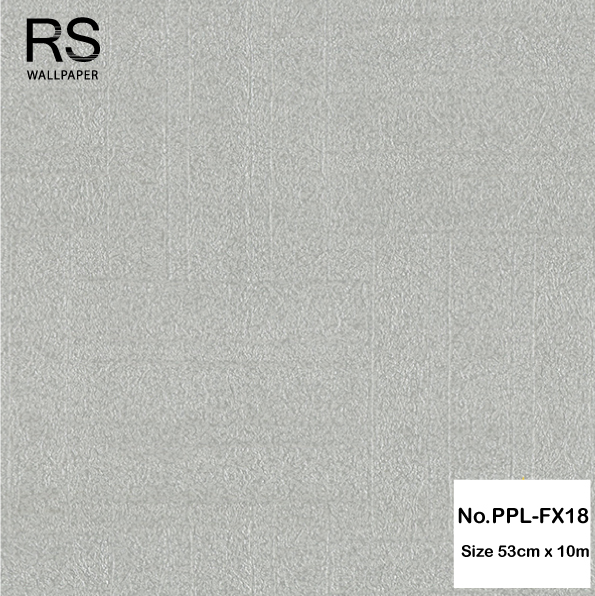 วอลเปเปอร์มีเทกเจอร์ สีเทา No.PPL-FX18