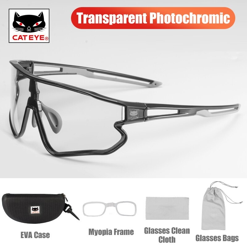 ของแท้ แว่นตาปั่นจักรยาน CATEYE Bikes Polarized / Photochromic V1