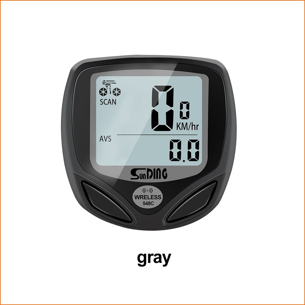 ไมล์จักรยานแบบไร้สาย sunding sd548c กรอบดำ