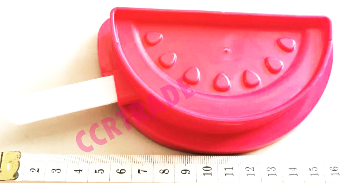 แม่พิมพ์ไอติมซิลิโคน+ฝาปิด แตงโม 7x16.5 ซม.