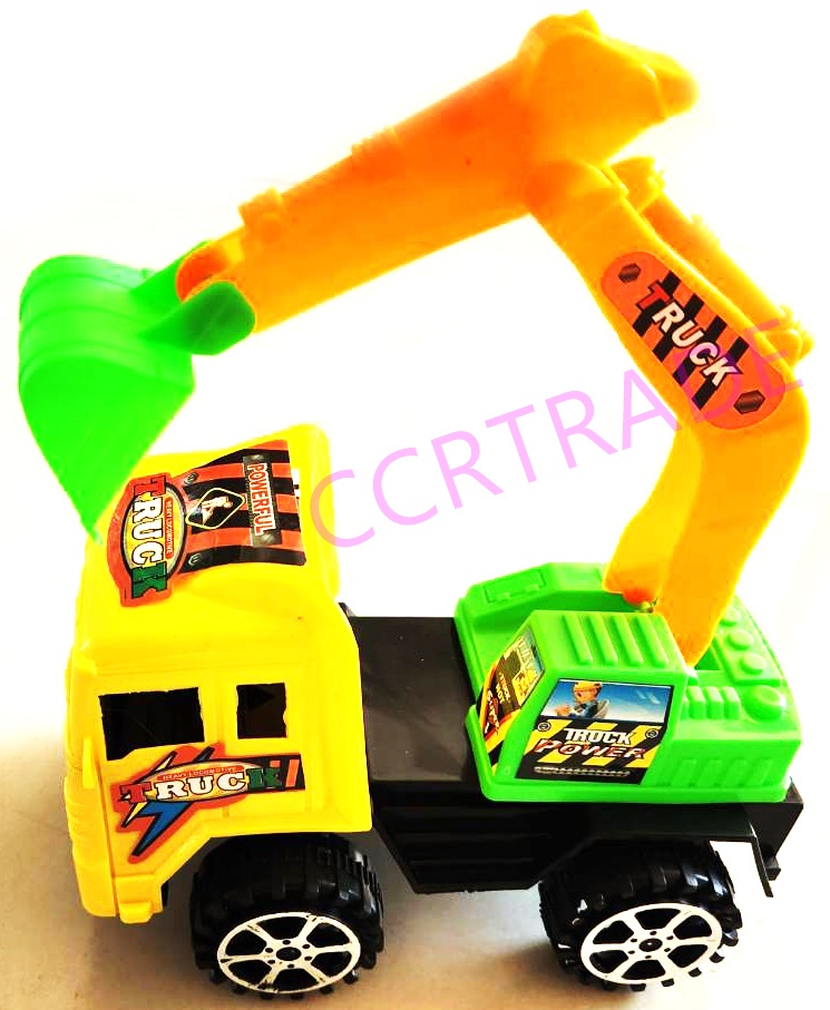 รถบรรทุกหัวตักสีสดถุงตาข่าย 21 ซม.