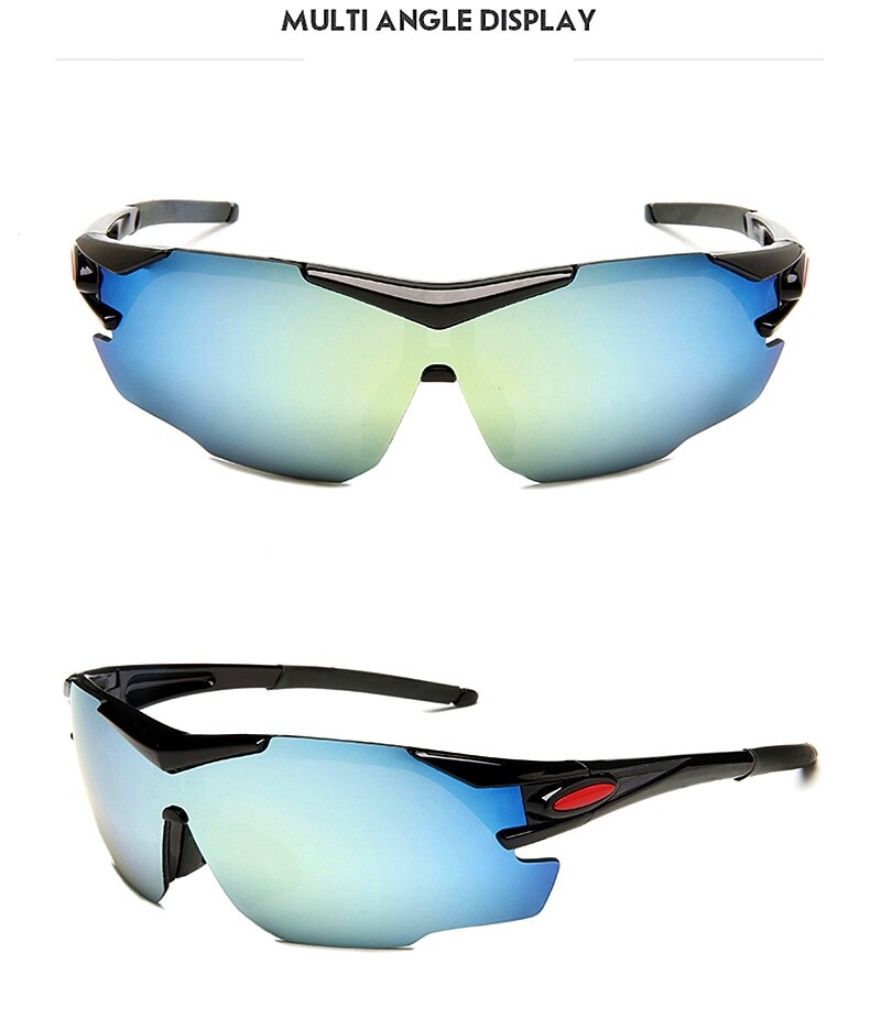 แว่นตาปั่นจักรยาน กันแดด กันลม ROBESBON รุ่น 7106