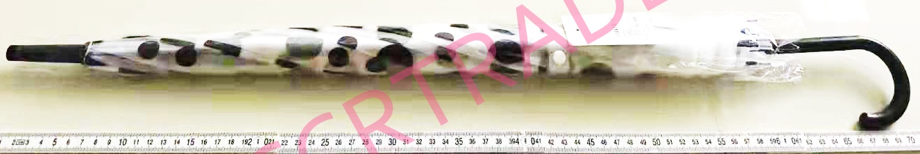 ร่มใสญี่ปุ่นลายจุด 8 ก้าน คละสี 21.5 นิ้ว(1x3)