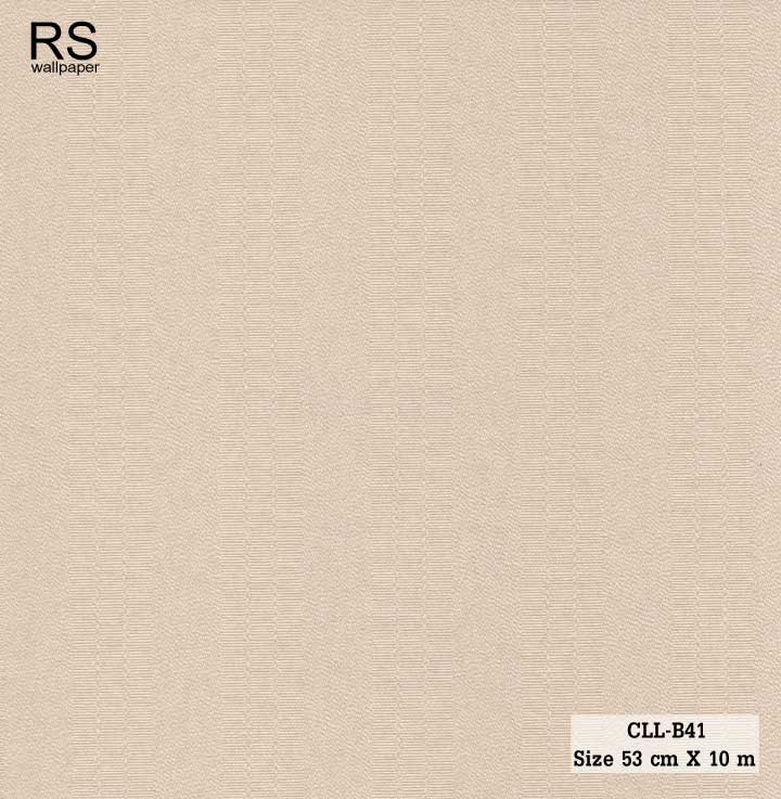 วอลเปเปอร์ลายทางริ้วอ่อนๆ สีน้ำตาลอ่อนอมทองอ่อน CLL-B41