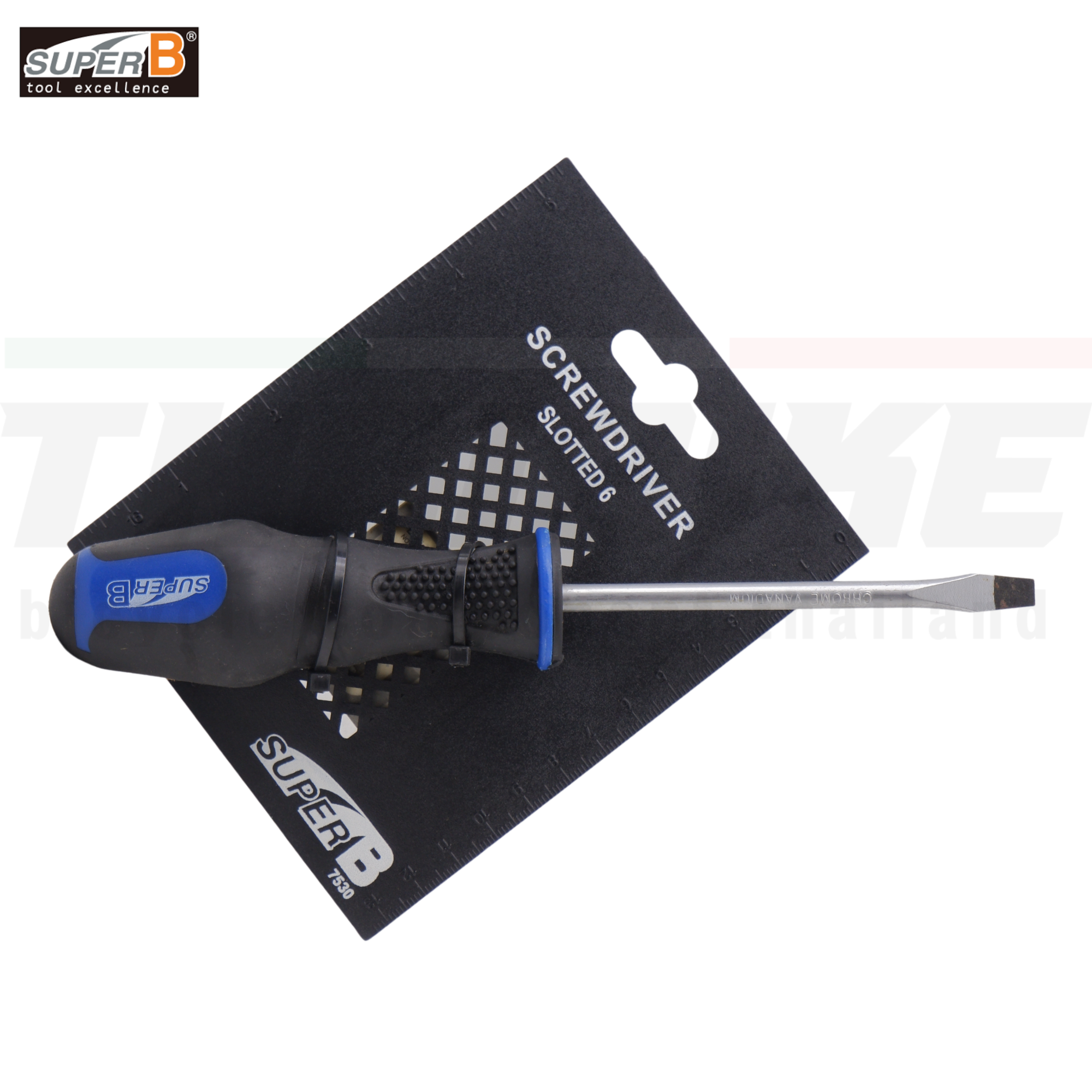 ไขควงหัวแฉก หัวแบน สำหรับงานจักรยาน SUPER B เบอร์ 5/6