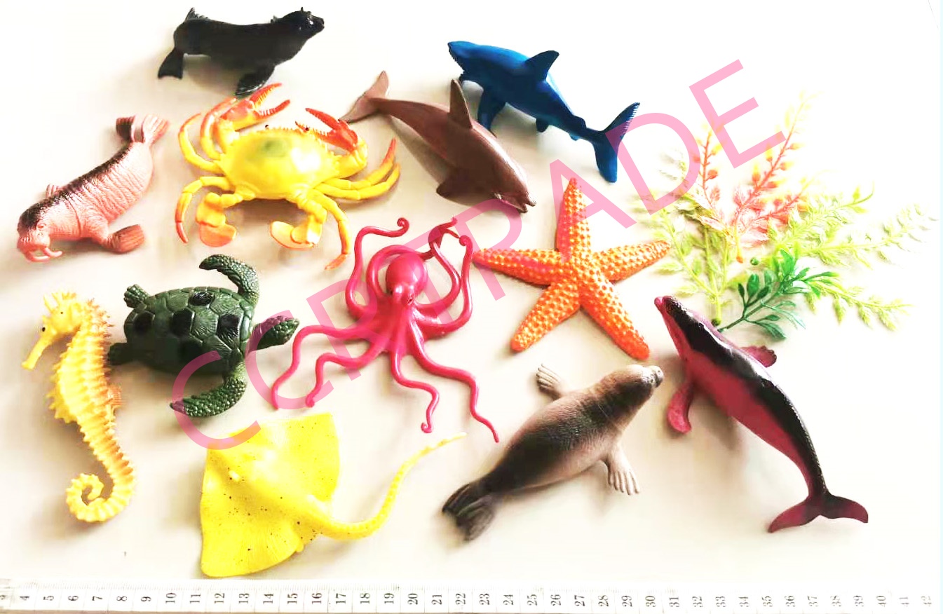 ชุดสัตว์ทะเลโอเชี่ยน 16 ชิ้นถุงจัมโบ้ 18.5x30 ซม.(1x3)