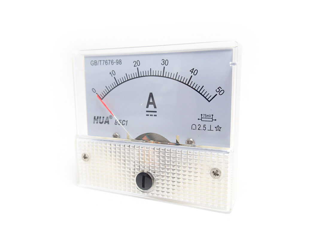 แอมมิเตอร์ DC Analog 0-50A + Shunt