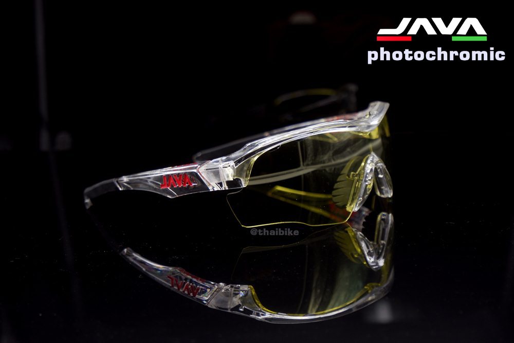 เลนส์ปรับแสงออโต้ แว่นตาปั่นจักรยาน กิจกรรมกลางแจ้ง ยี่ห้อ JAVA photochromic