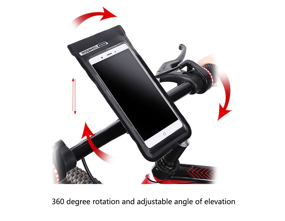 กระเป๋าใส่มือถือติดจักรยานกันน้ำ ROSWHEEL 111362