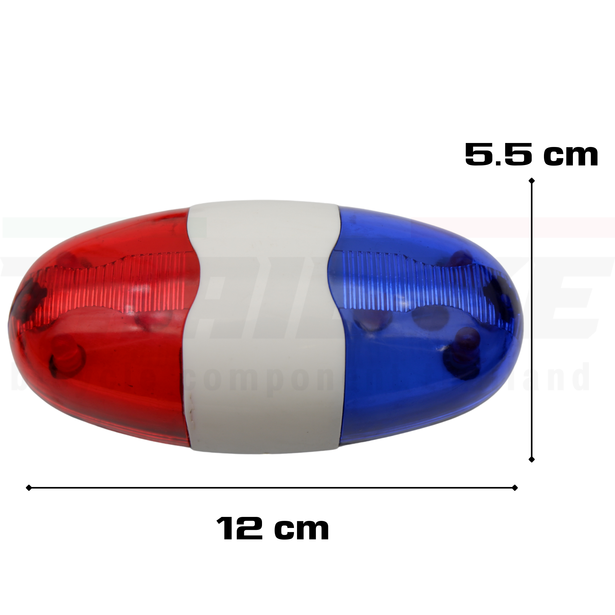 ไฟไซเรนพร้อมเสียงติดจักรยาน ใช้ถ่าน