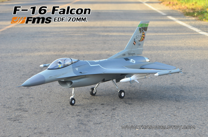 F-16 Fighting Falcon 70MM. FMS+พับล้อ