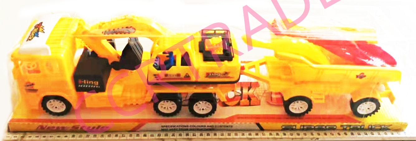 รถบรรทุกเล่นทราย มีลานฝาครอบจัมโบ้ 15.5x58 ซม.(1x3)