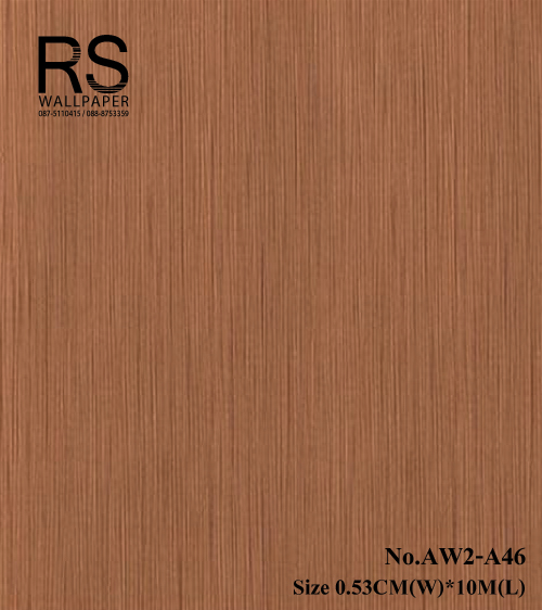 วอลเปเปอร์สีพื้นน้ำตาลส้ม เท็กเจอร์นูน ริ้วเล็กๆ AW2-A46
