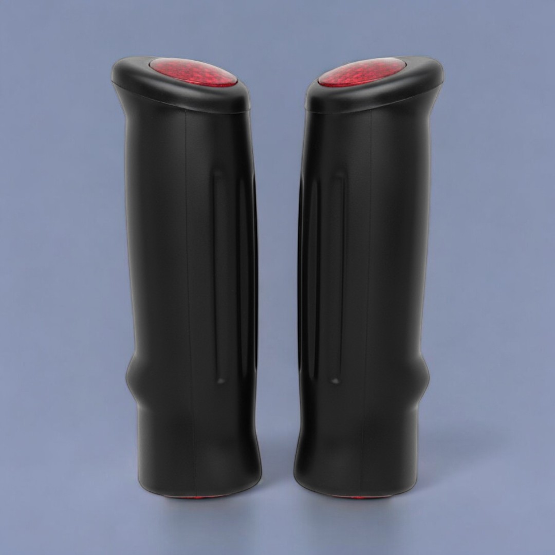 ✨NEW!!!ปลอกแฮนด์จักรยานแบบแต่งไฟทับทิมสะท้อนแสงRetroStyle สำหรับจักรยานminiและจักรยานทั่วไป