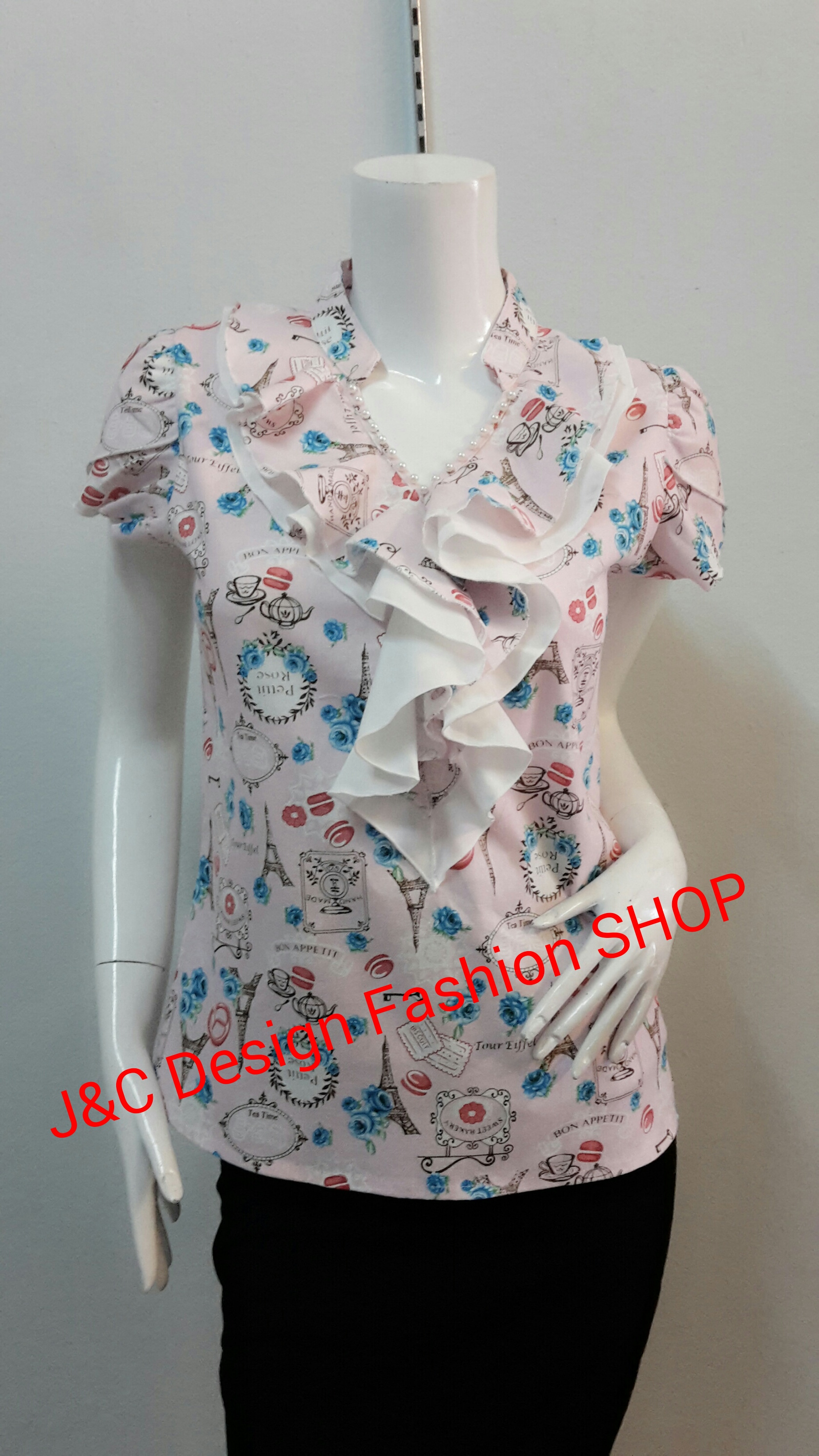 เสื้อเดี่ยว เสื้อทำงาน แฟชั่น น่ารัก เสื้อเกาหลี แฟร์ชั่นเกาหลีพร้อมส่ง