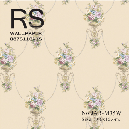 วอลเปเปอร์ลายดอกไม้ JAR-M35W