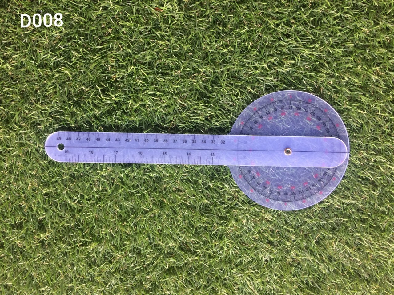 ไม้บรรทัดวัดมุมทางการแพทย์พลาสติก 360 องศา โกนิโอมิเตอร์ ขนาด 12 นิ้ว Goniometer