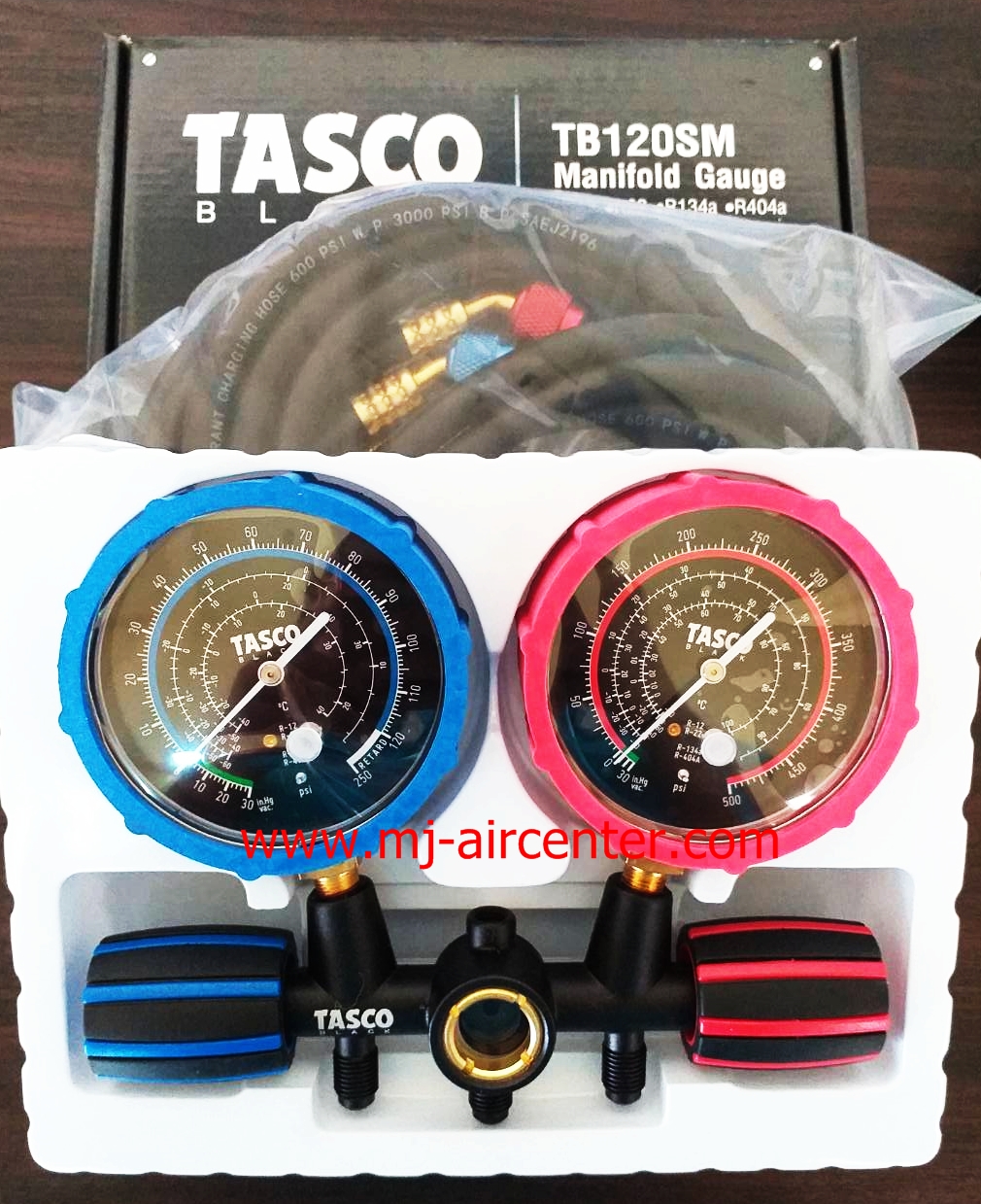 เกจ์ชาร์ตTASCO TB120SM (ใช้กับน้ำยา R12,R22,R134a,R404a)