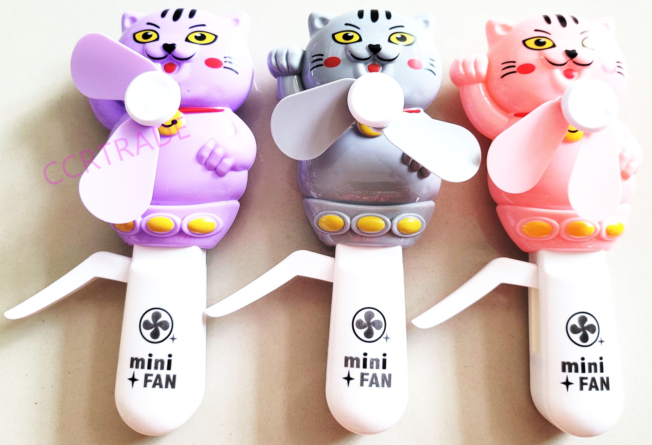 พัดลมแมวควัก มือบีบกล่อง(1x24) 8x15.5 ซม.(งานห้าง)