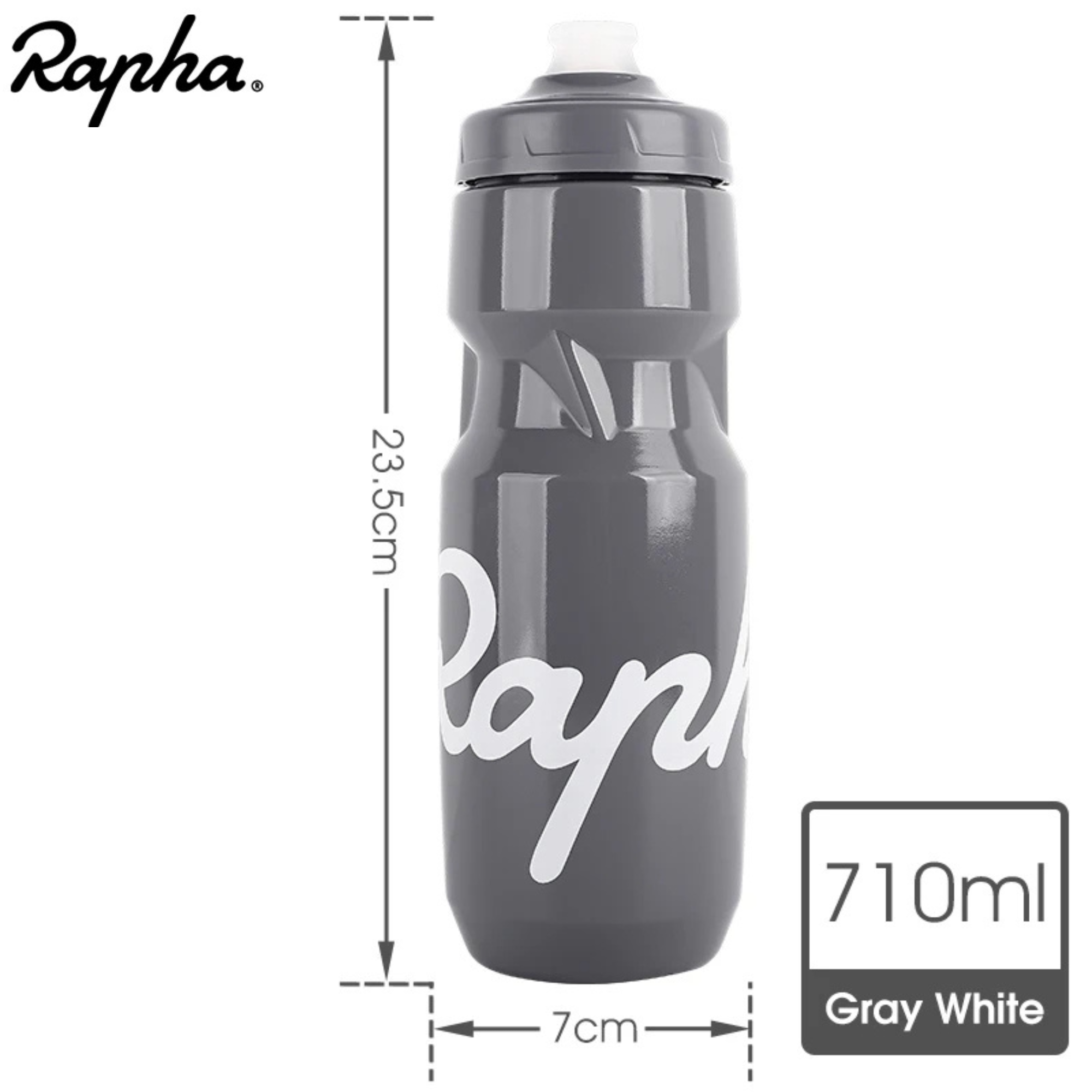 ฝาขวดน้ำพุ่ง NEW !!ขวดน้ำจักรยาน RAPHA ของแท้ พลาสติกนุ่ม ขนาด 610/710ml