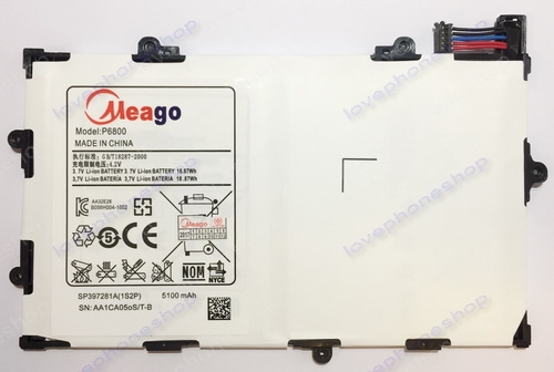 แบตเตอรี่ มอก. Meago สำหรับ Samsung GALAXY TAB 7.7 P6800/P6810 (ส่งฟรี)
