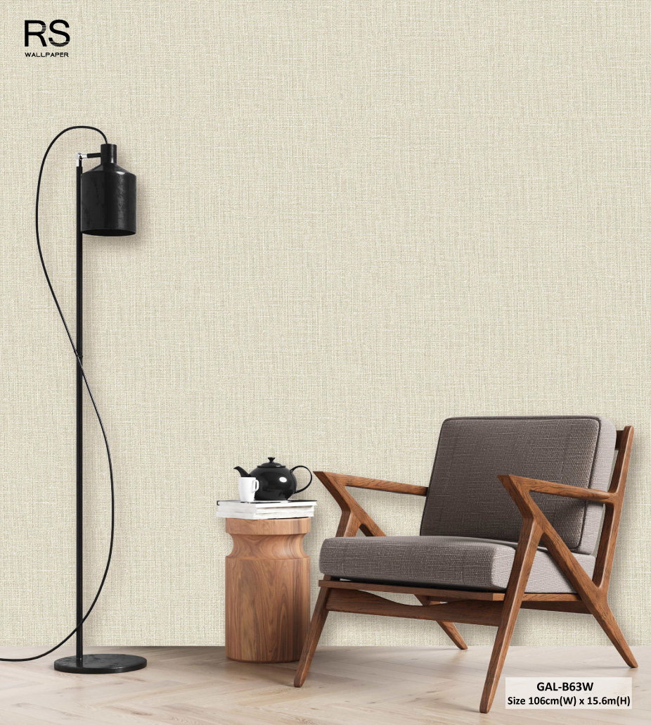 วอลเปเปอร์สีน้ำตาลอ่อน GAL-B63W