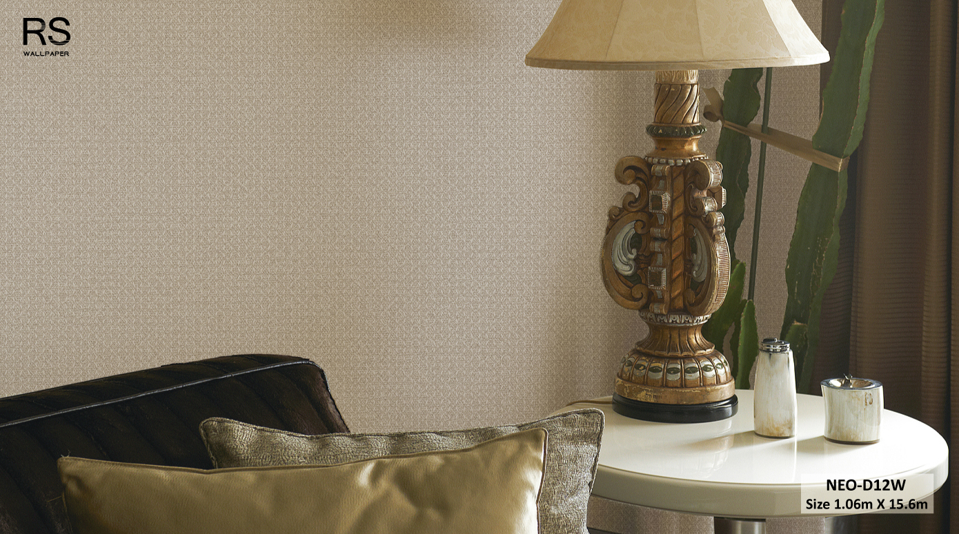 วอลเปเปอร์ สีน้ำตาล NEO-D12W