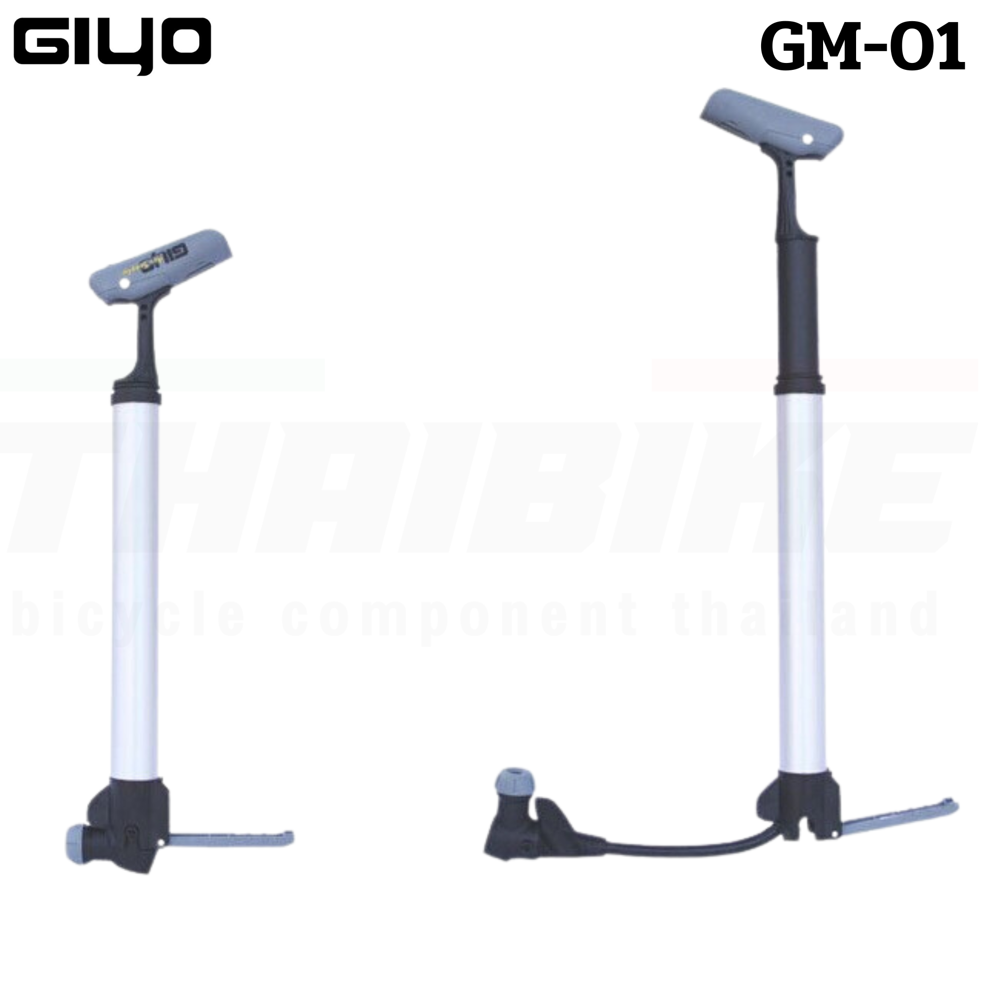 สูบจักรยานแบบพกพา GIYO GM-01 AV/FV MTB Portable Bicycle Pump Mini Bike