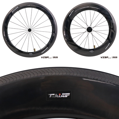 ล้อจักรยานเสือหมอบคาร์บอน VISP BASIC SERIES 2020 Rim 60/88 MM UD GLOSSY