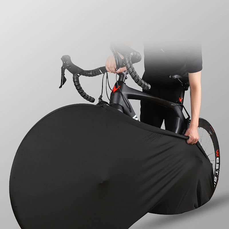 ถุงคลุมล้อจักรยาน กันฝุ่น คราบน้ำมัน ผ้ายืด THAIBIKE