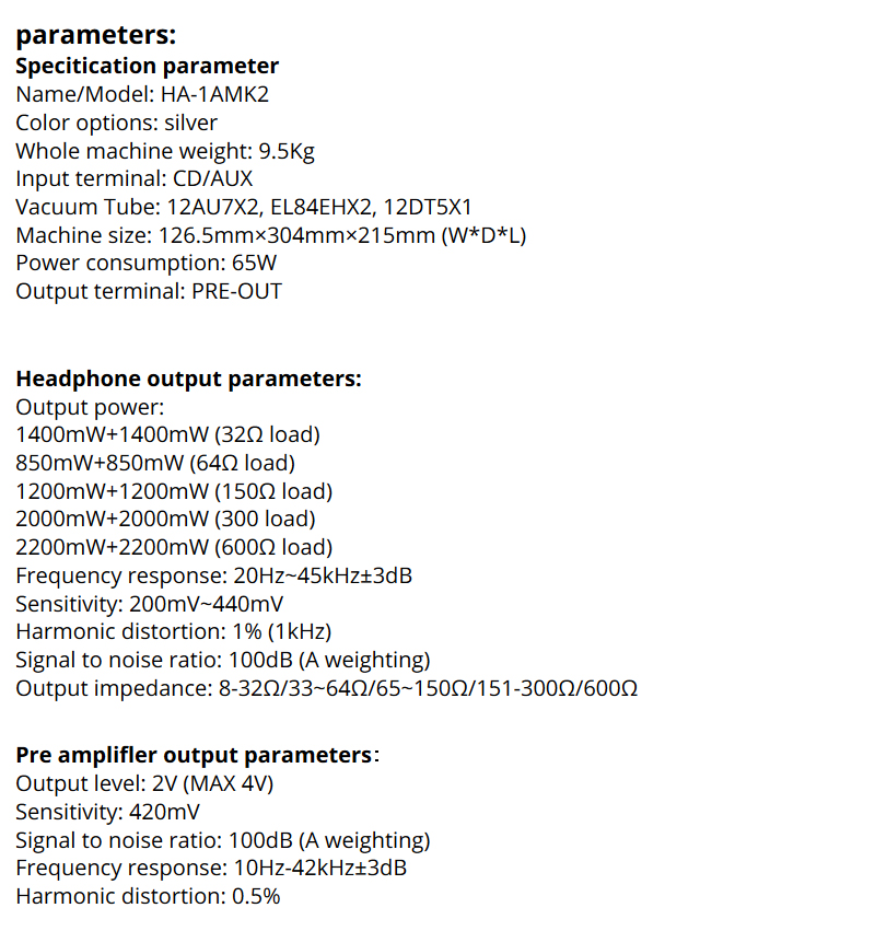 ขาย Cayin HA-1A MK2 แอมป์หลอดแก้วสุญญากาศ สำหรับหูฟังกำลังขับสูง