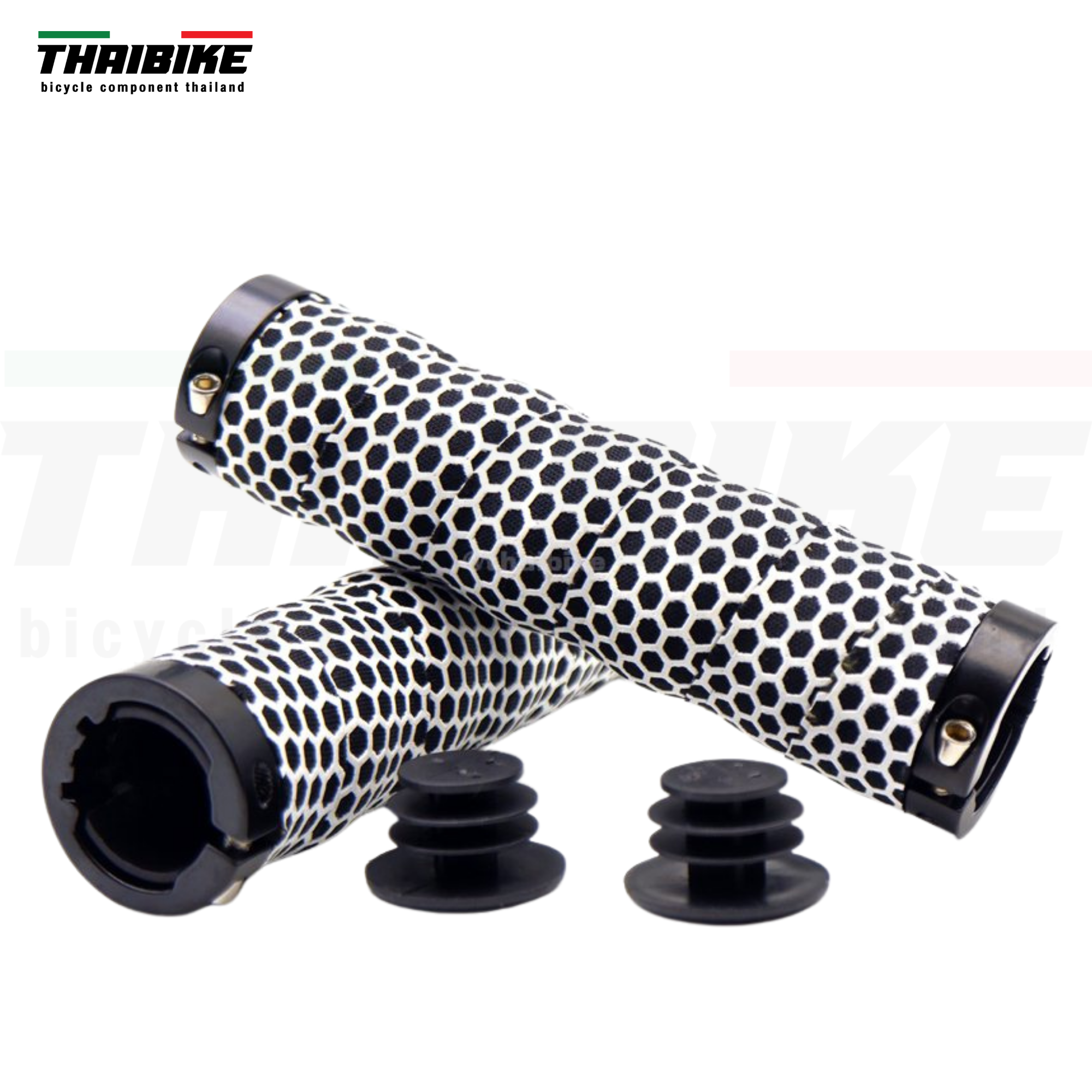 ปลอกแฮนด์จักรยานเสือภูเขาลายรังผึ้ง THAIBIKE แบบหนานุ่ม